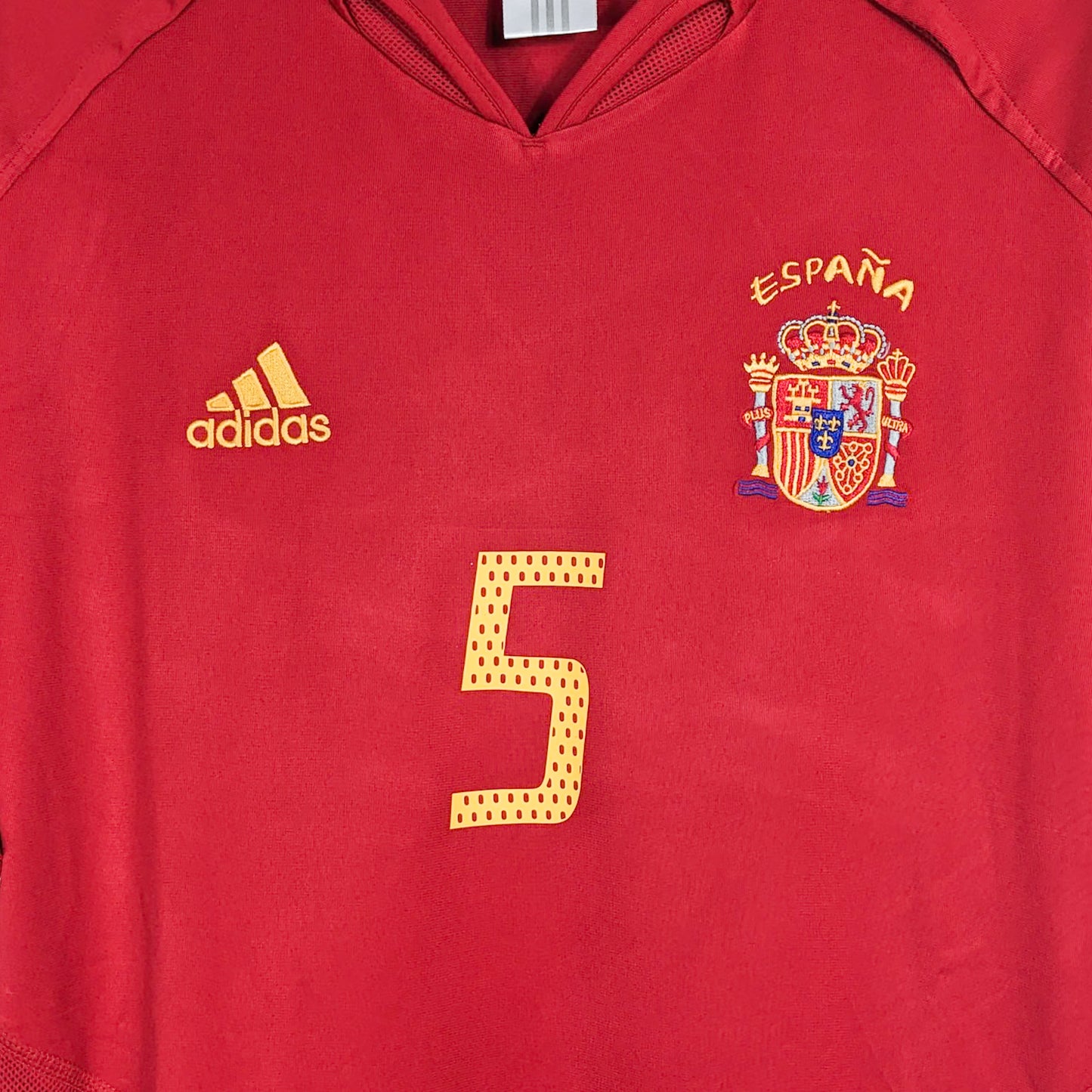 Authentic Spain 2004 Home - Carles Puyol #5 Size L