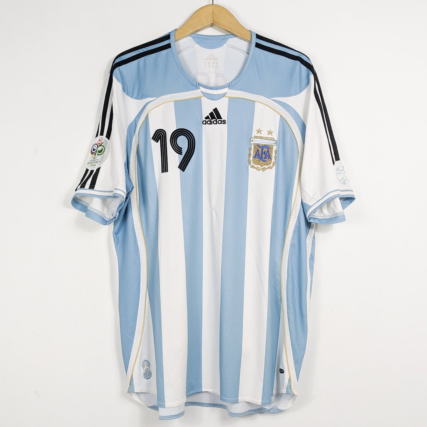 Authentic Argentina 2016 Home - Lionel Messi #19 Size XL