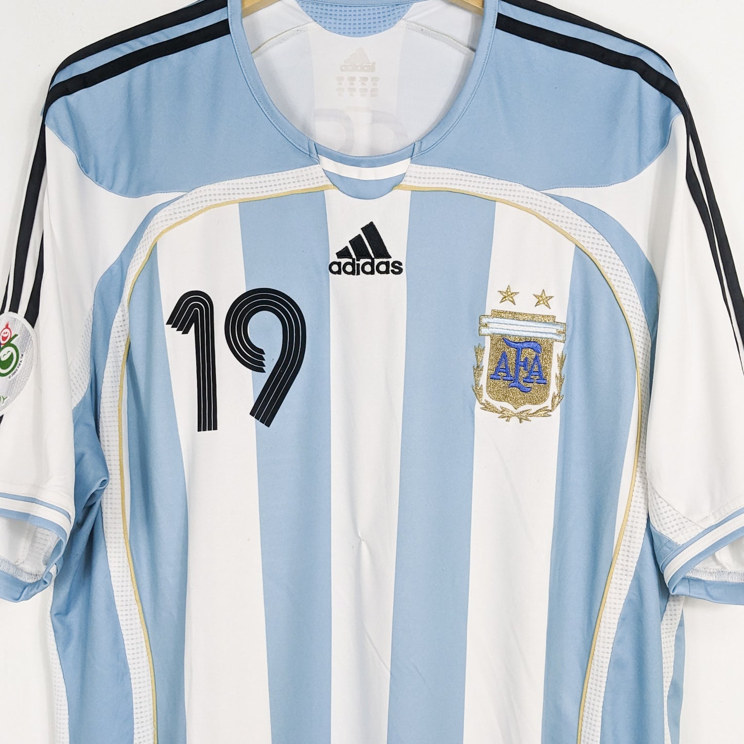 Authentic Argentina 2016 Home - Lionel Messi #19 Size XL