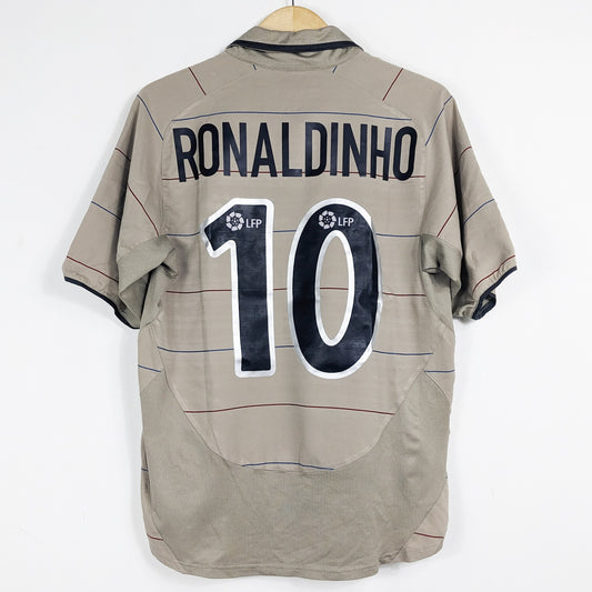 Authentic Barcelona 2003/04 Away - Ronaldinho #10 Size M