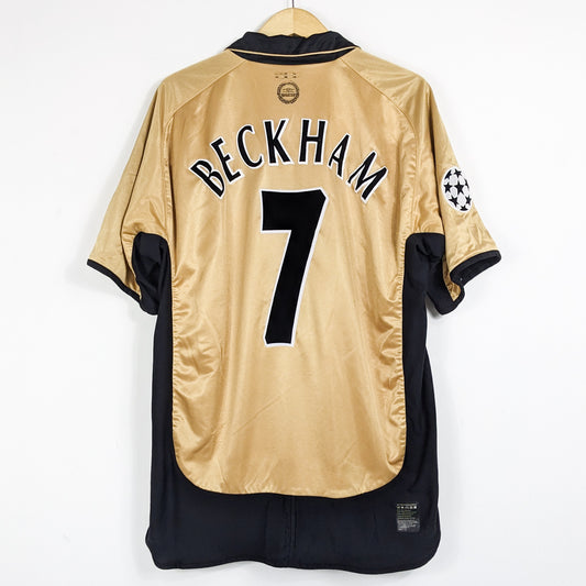 Authentic Manchester United 2001/02 Centenary - David Beckham #7 Size XL