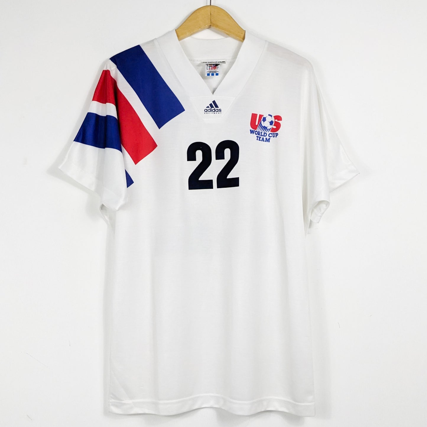 Authentic USA 1992 Home - Alexi Lalas #22 Size L