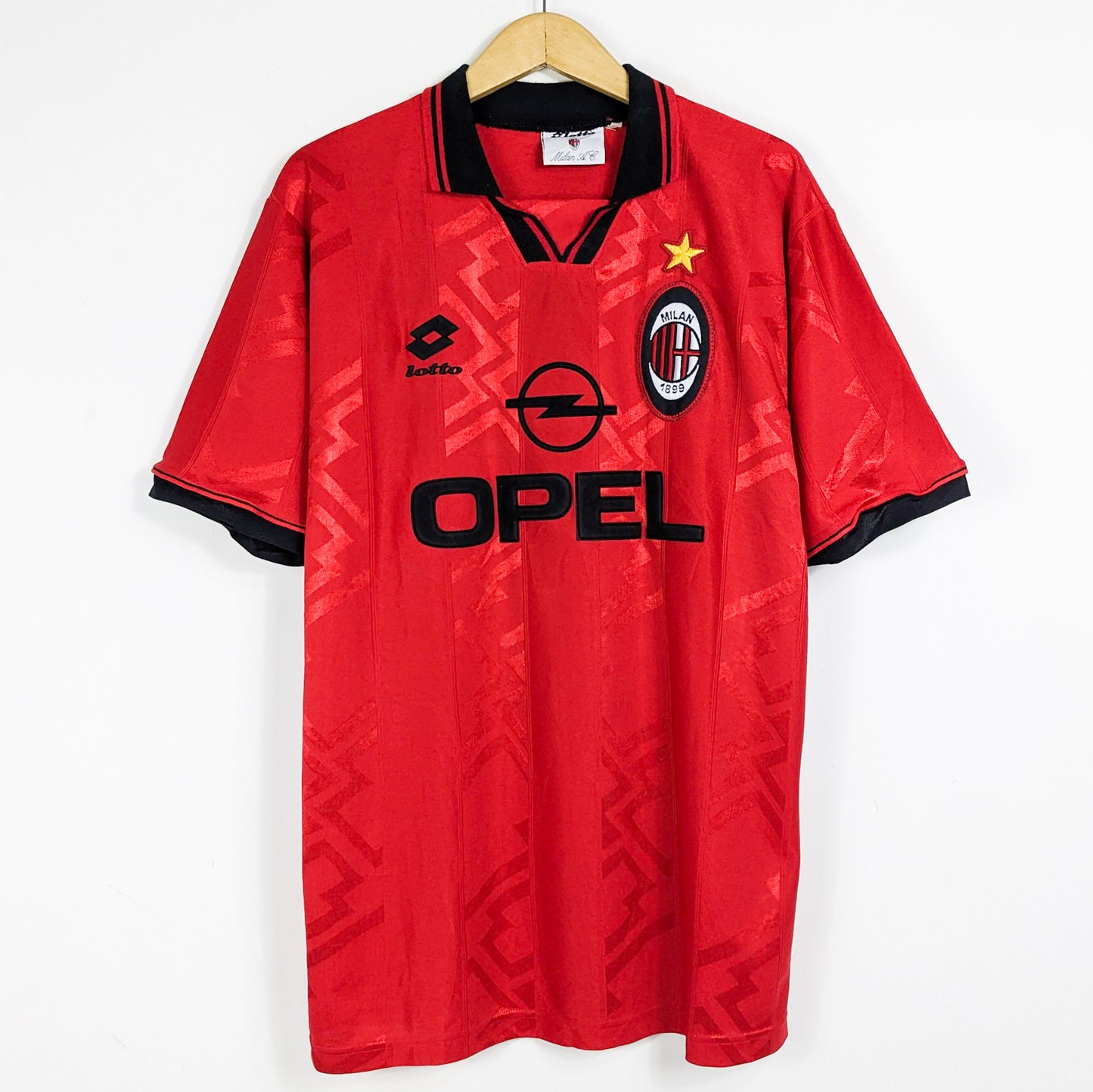 Authentic AC Milan 1996/97 Fourth - Roberto Baggio #18 Size XL