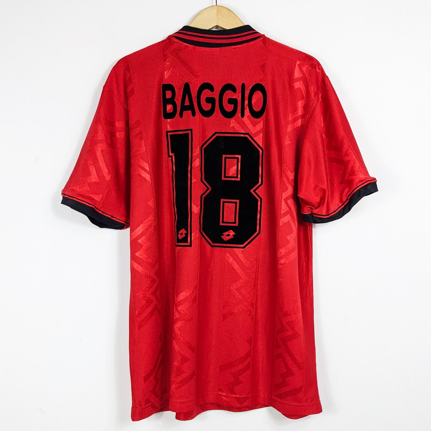 Authentic AC Milan 1996/97 Fourth - Roberto Baggio #18 Size XL