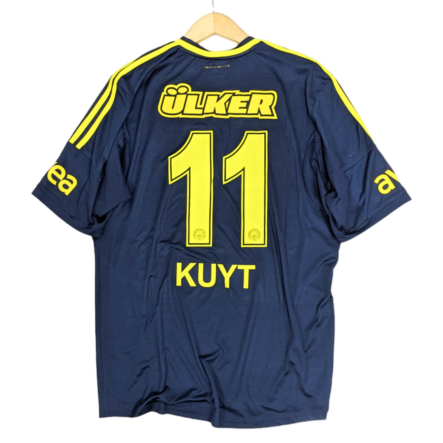 Authentic Fenerbahce 2013/2014 Third - Kuyt #11 Size XL