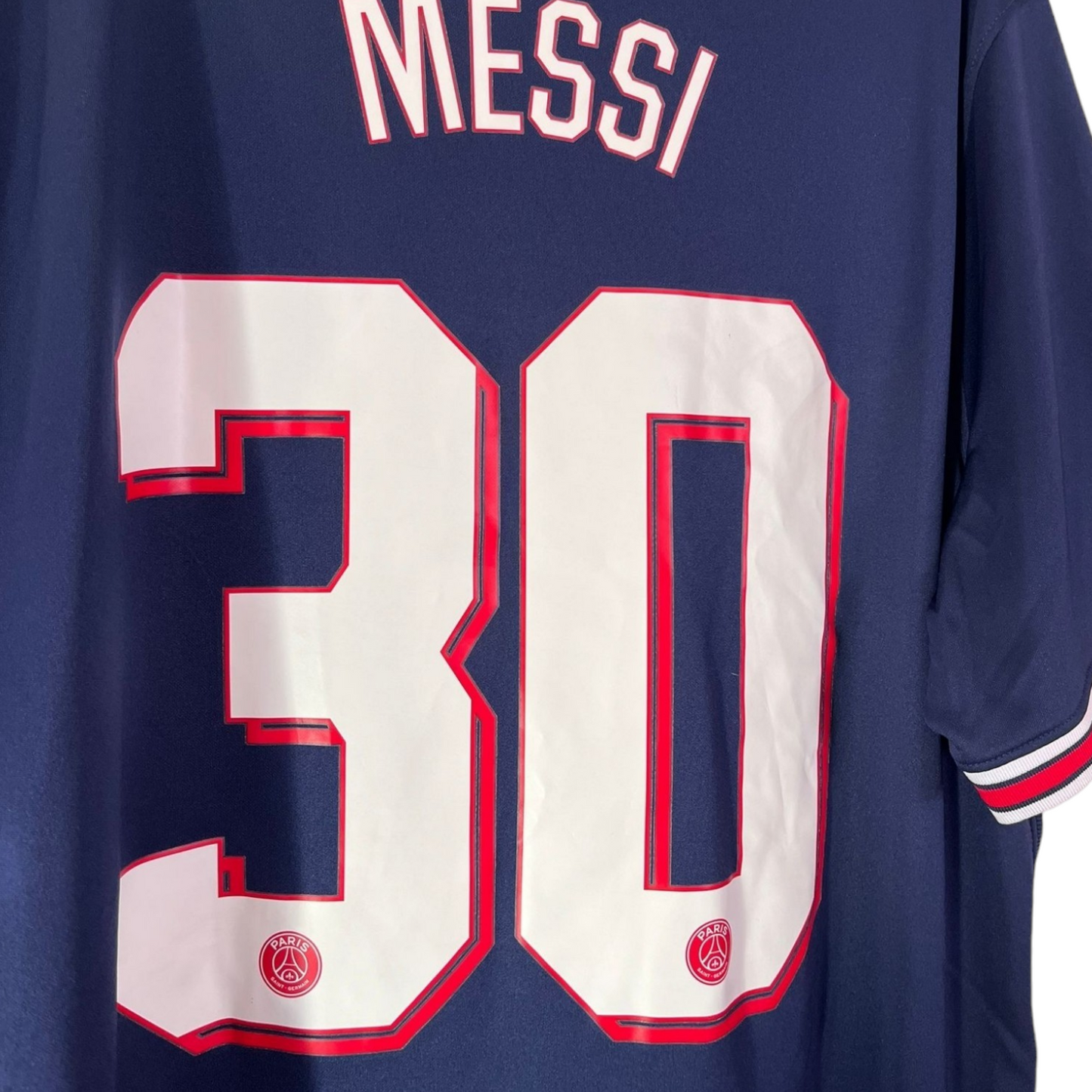 Authentic Paris Saint-Germain 2021/22 Messi #30 Size XL