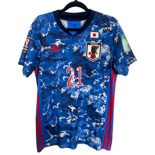 Authentic Japan 2020-21 Home - Mitoma #21 Size S fit M