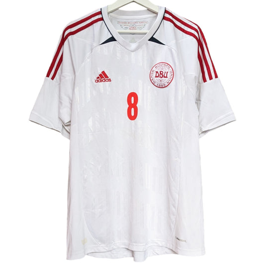 Authentic Denmark 2012/13 Away - Eriksen #8 Size L