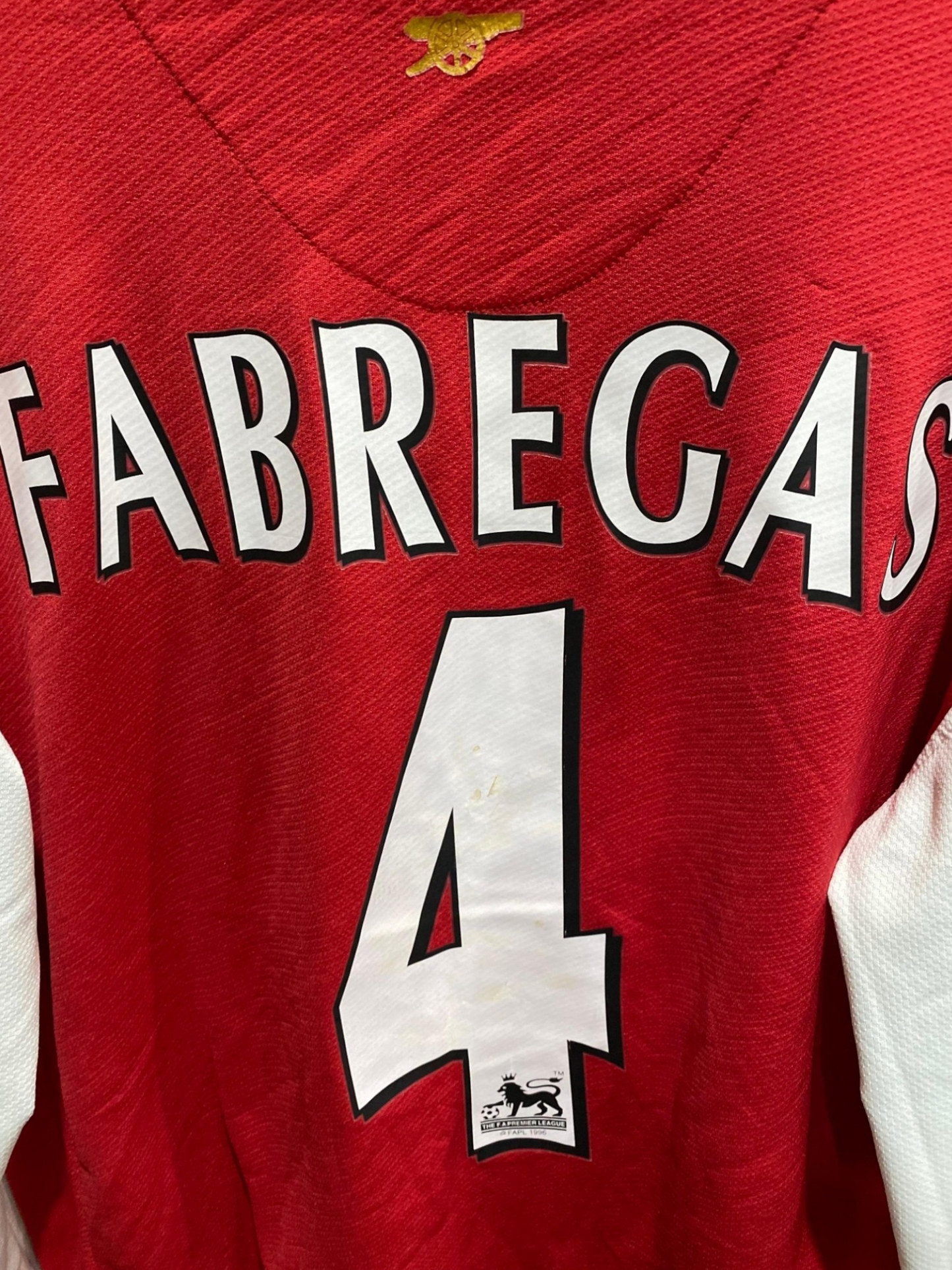 Authentic Arsenal 2006/07 Home - Cesc Fabregas #4 Size M (Long Sleeve)