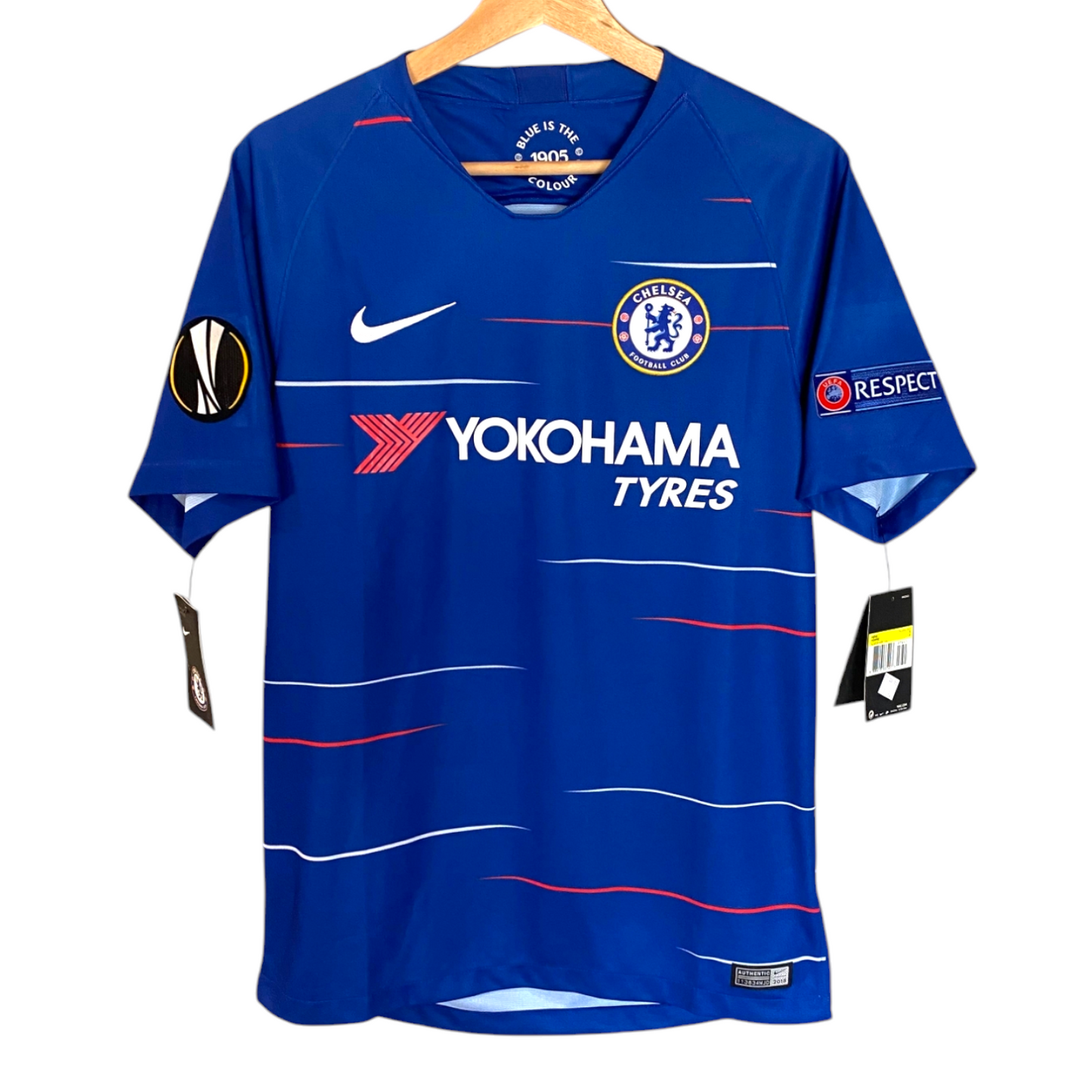 Authentic Chelsea 2018/19 Home - Hazard #10 Size S (Bnwt)