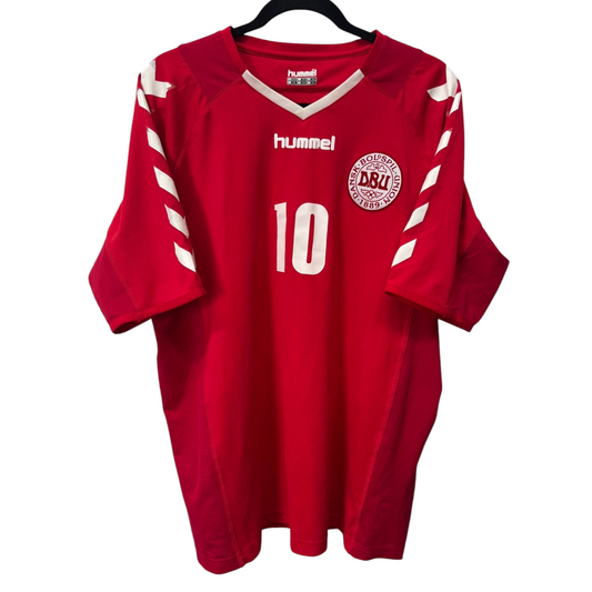 Authentic Denmark 2003/04 Home - Martin Jorgensen #10 Size L