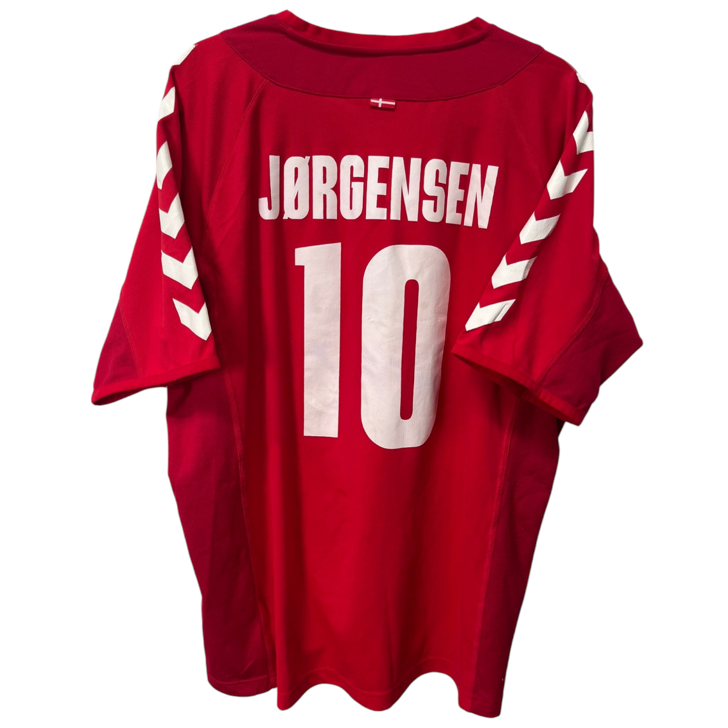 Authentic Denmark 2003/04 Home - Martin Jorgensen #10 Size L