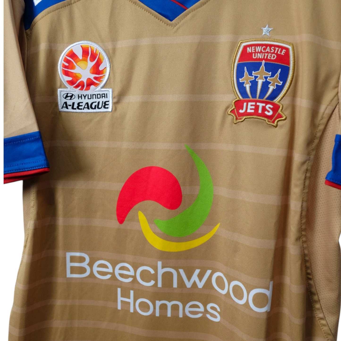 Authentic Newcastle Jets 2017/18 Home - Size S