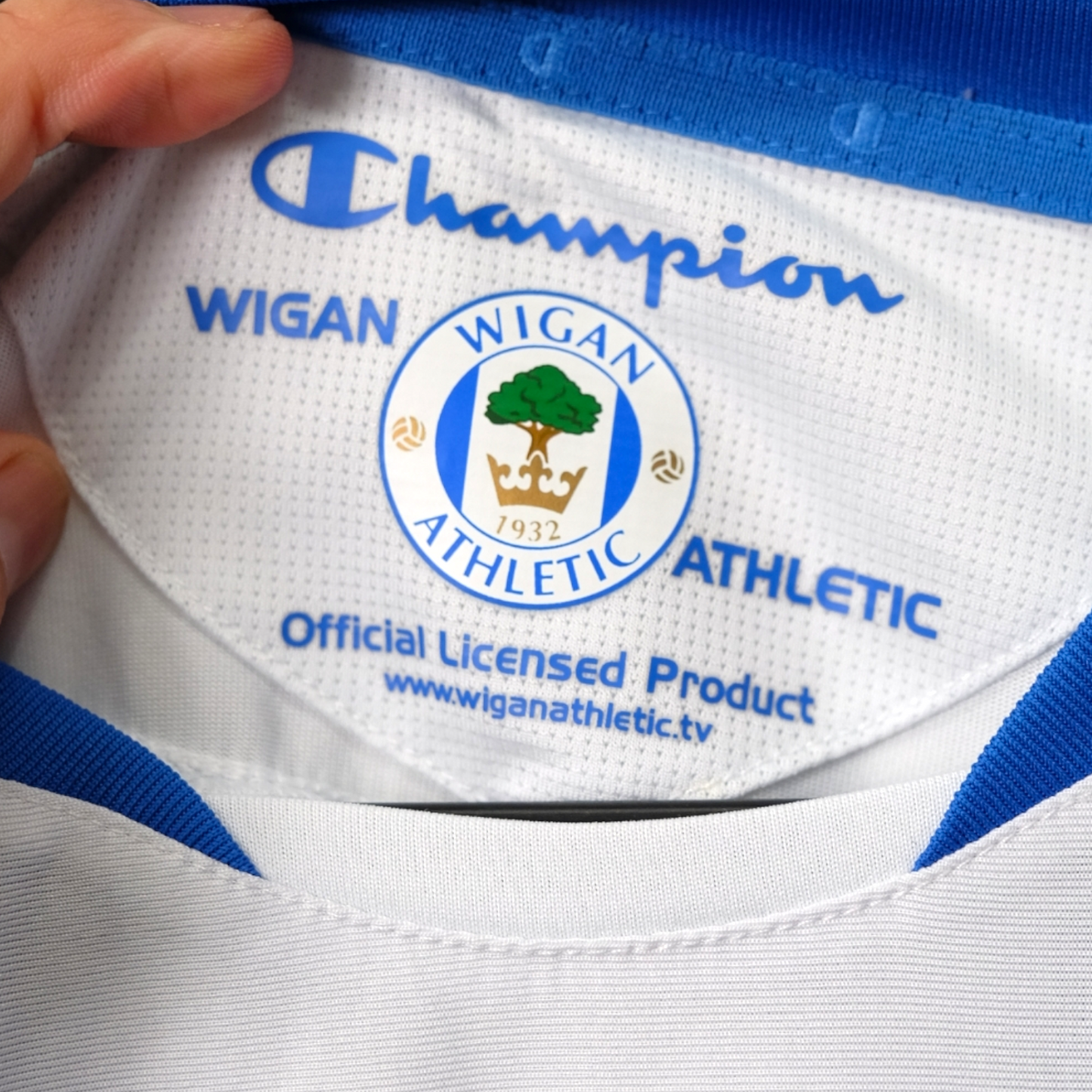 Authentic Wigan Athletic 2008/09 Home - Brown #11 Size M (Matchworn)
