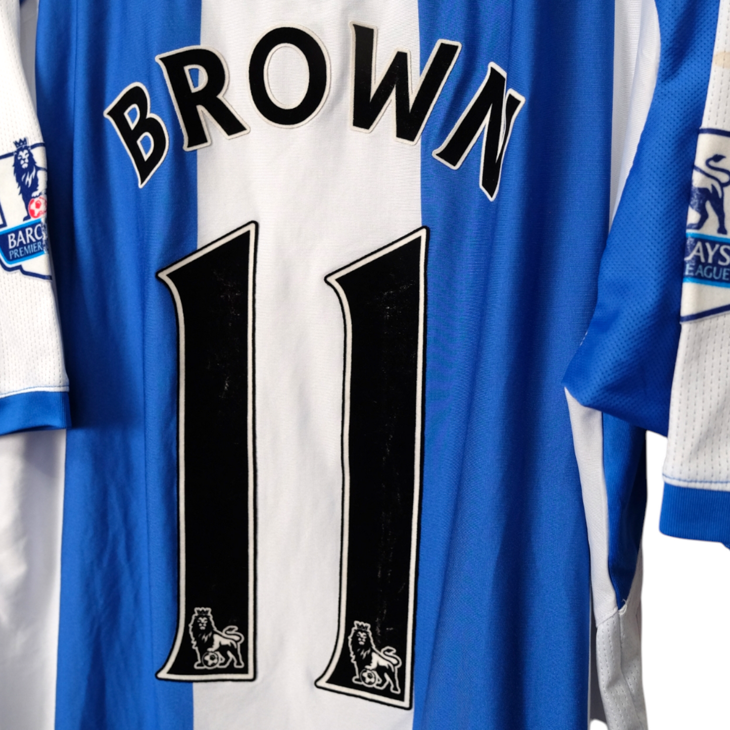 Authentic Wigan Athletic 2008/09 Home - Brown #11 Size M (Matchworn)