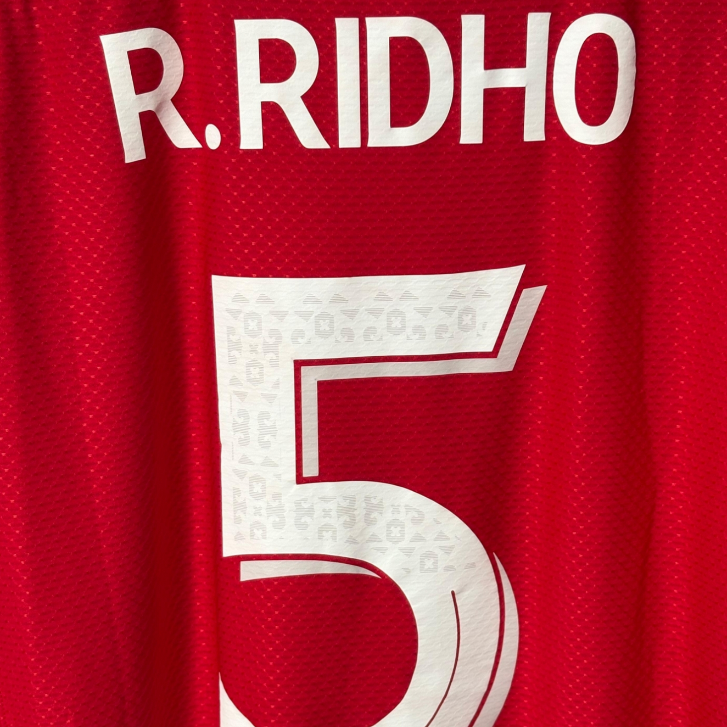 Authentic Indonesia 2025 Home - Ridho #5 Size XL