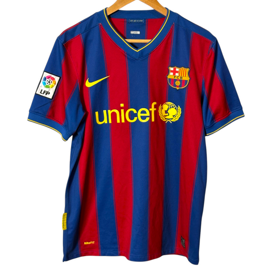 Authentic Barcelona 2009/10 Home - Messi #10 Size M
