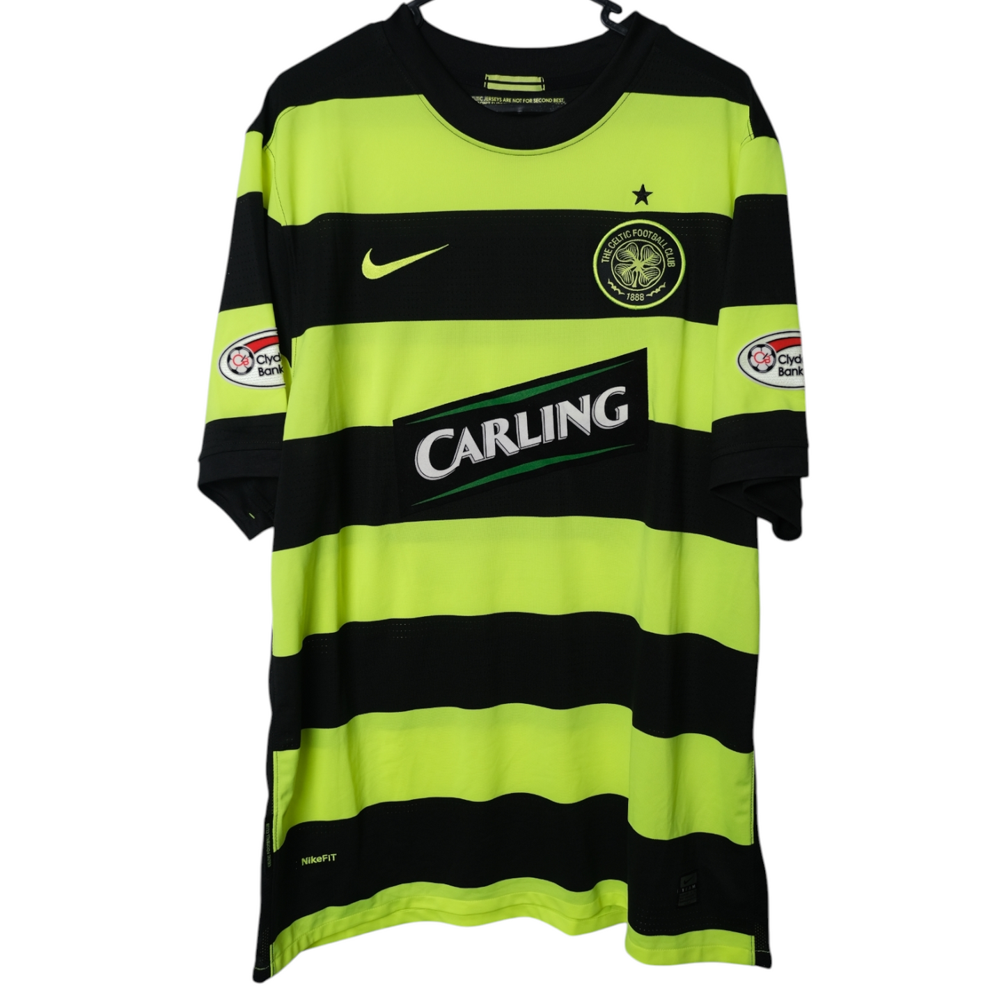 Original Celtic 2009/10 Away - Kamara #15 Size L (Matchworn) (Has signed)