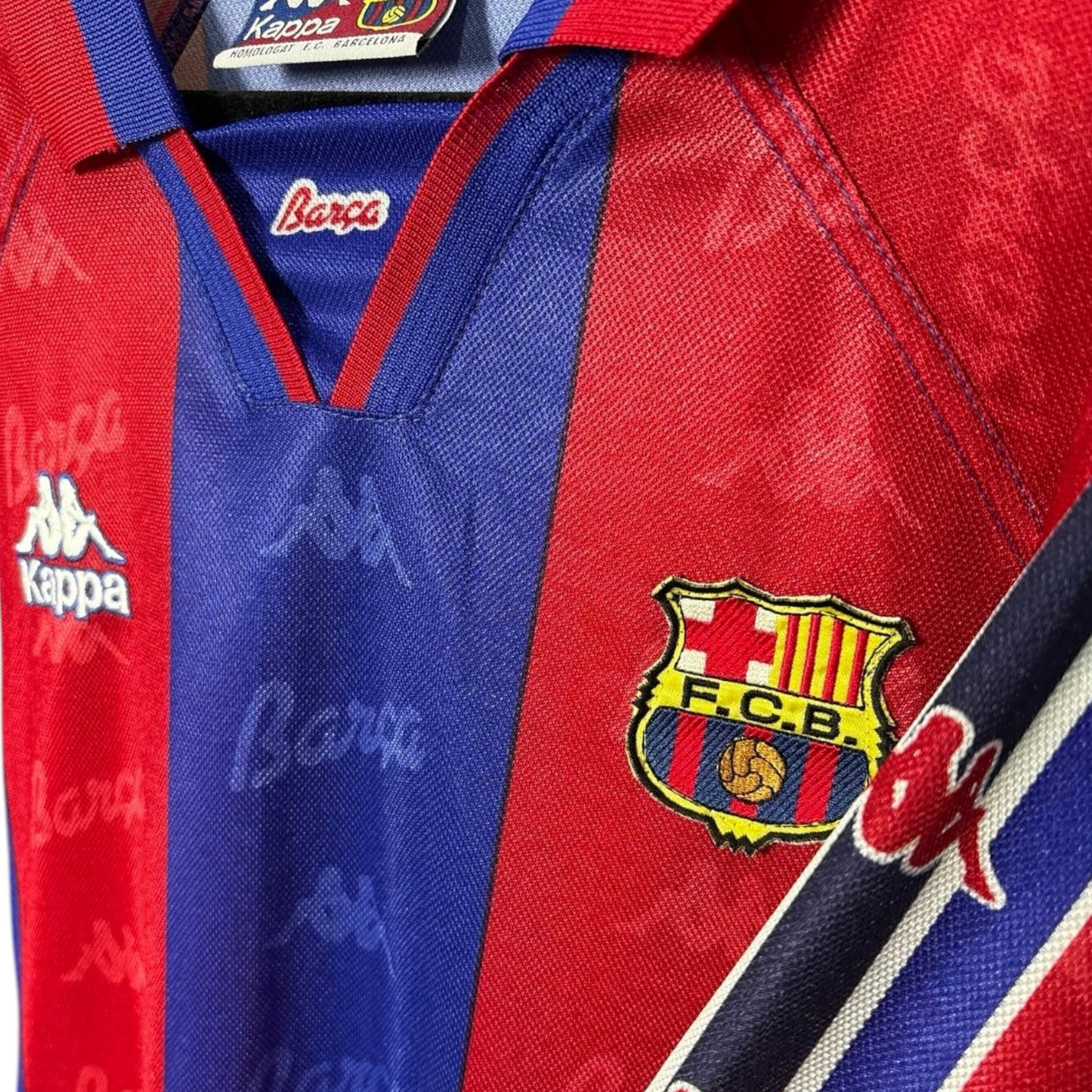 Original Barcelona 1996/97 Home - De La Pena #23 Size L