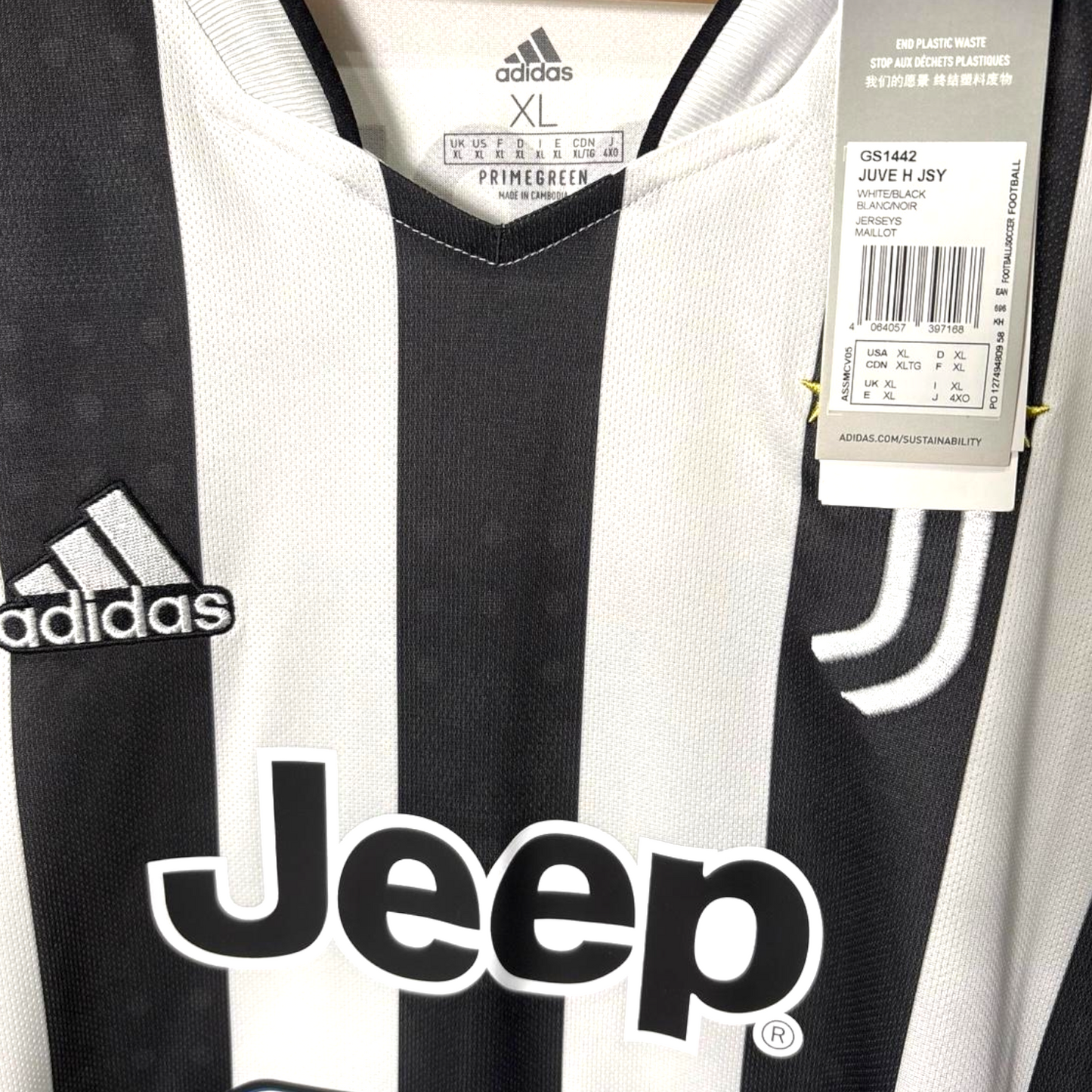 Original Juventus 2021/22 Home - Ronaldo #7 Size XL (Bnwt)