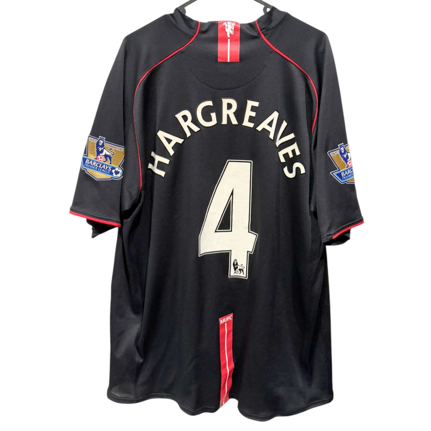 Original Manchester United 2007/08 Away - Hargreaves #4 Size XXL