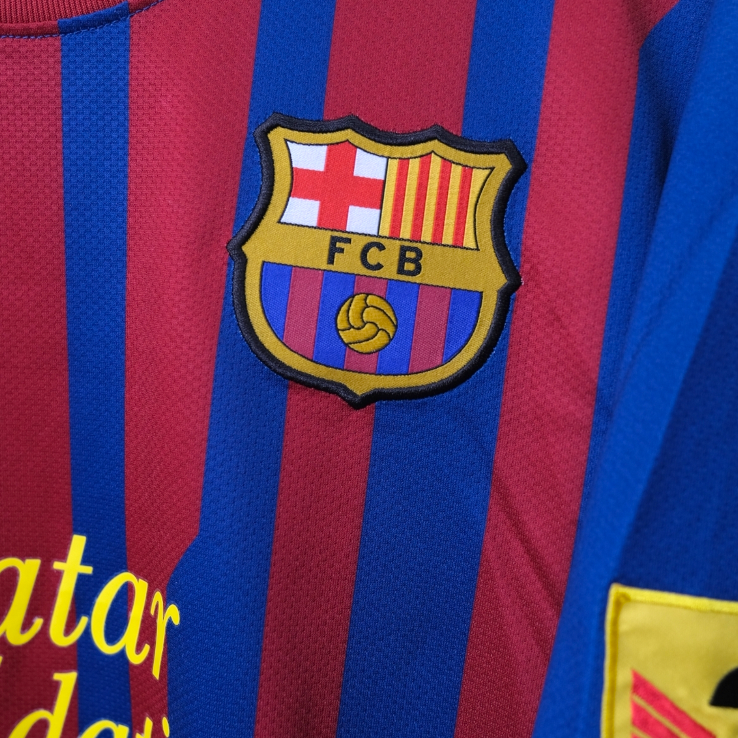 Original Barcelona 2011/12 Home - Alexis Sanchez #9 Size L