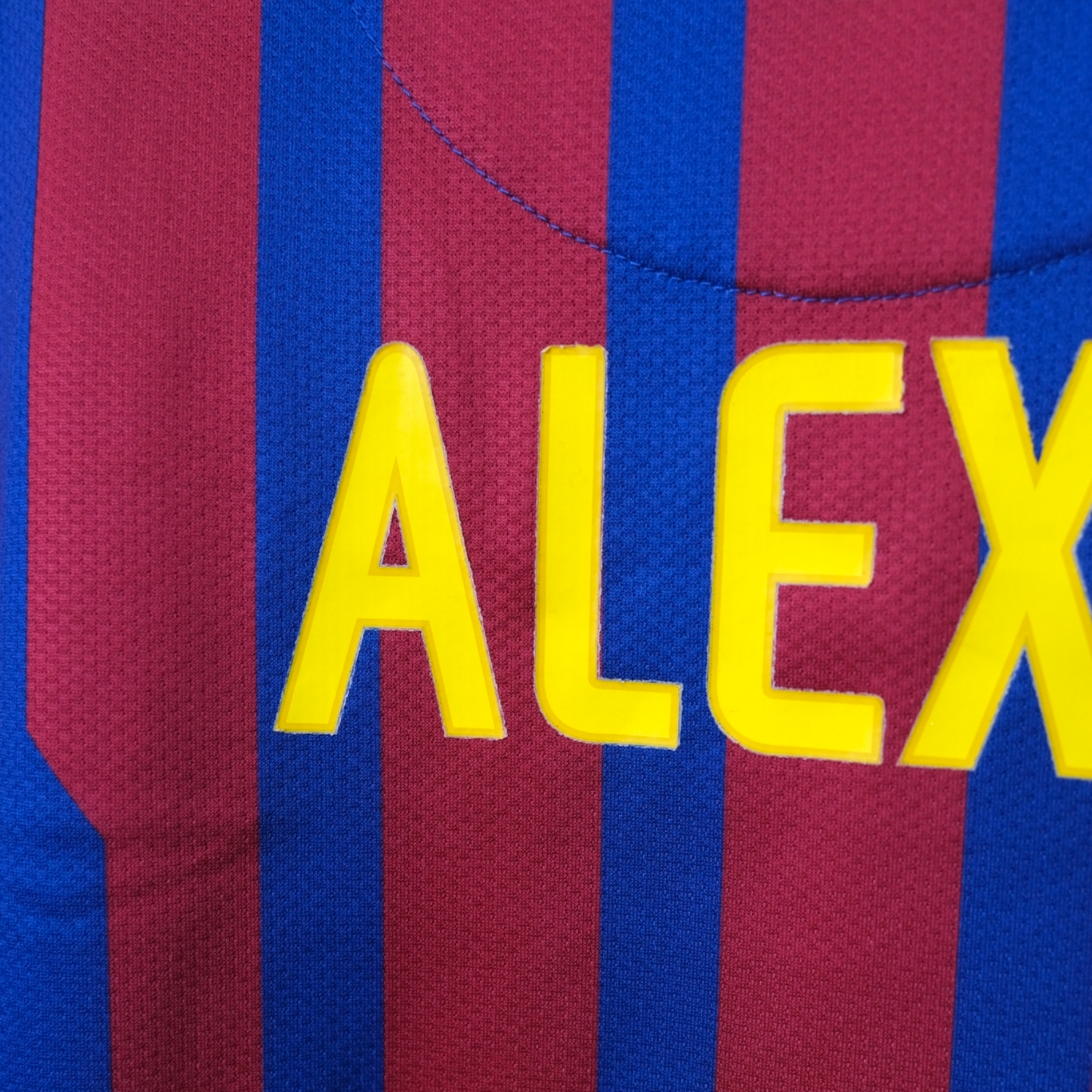 Original Barcelona 2011/12 Home - Alexis Sanchez #9 Size L