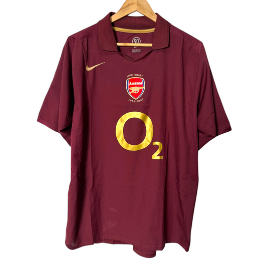 Original Arsenal 2005/06 Home - Bergkamp #10 Size L