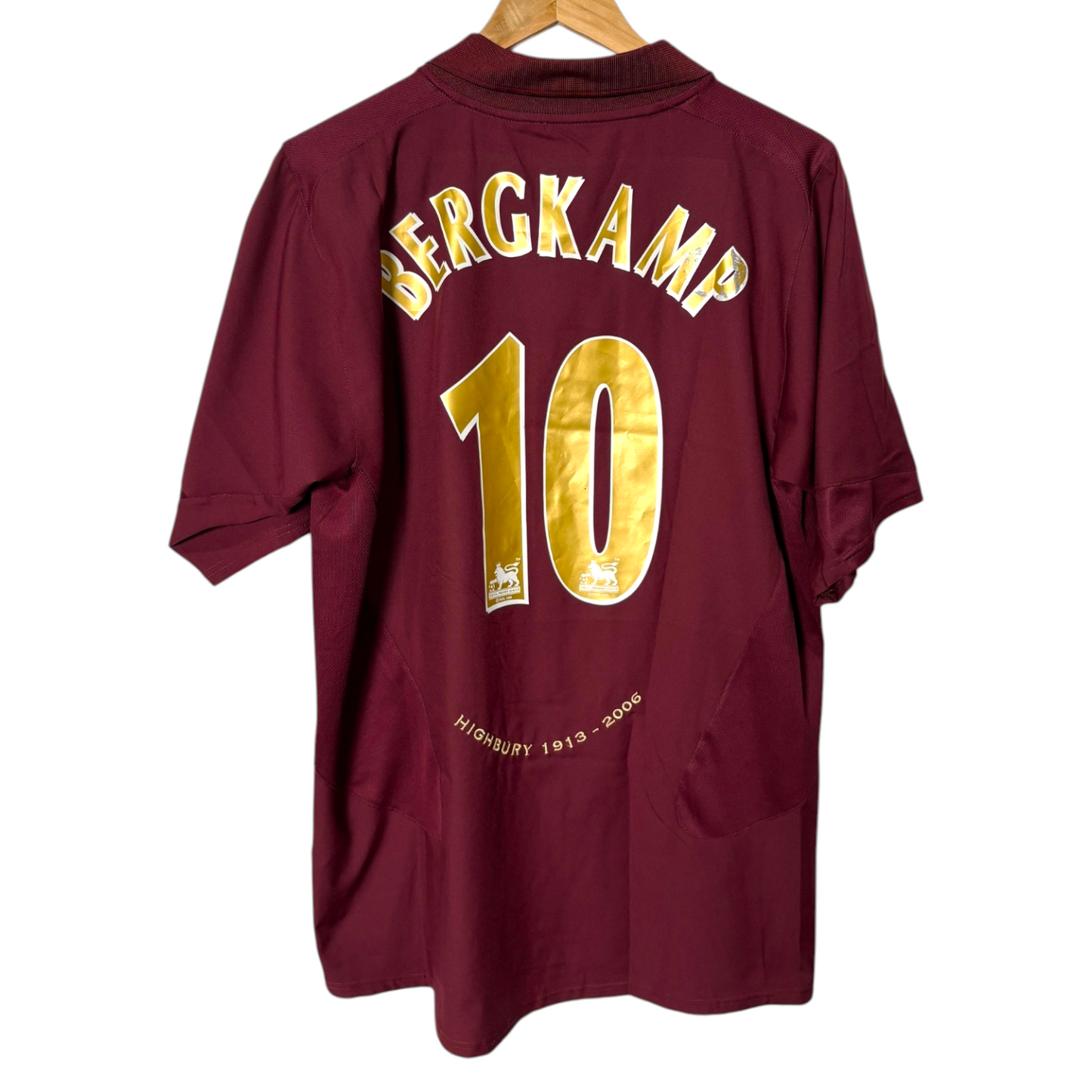 Original Arsenal 2005/06 Home - Bergkamp #10 Size L
