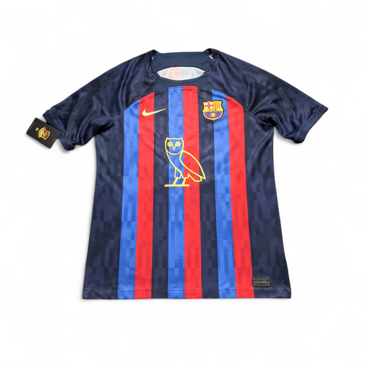 Original Barcelona 2022/23 Drake Edition Home - Lamine Yamal #42 Size XL Boys (10-12 Years)