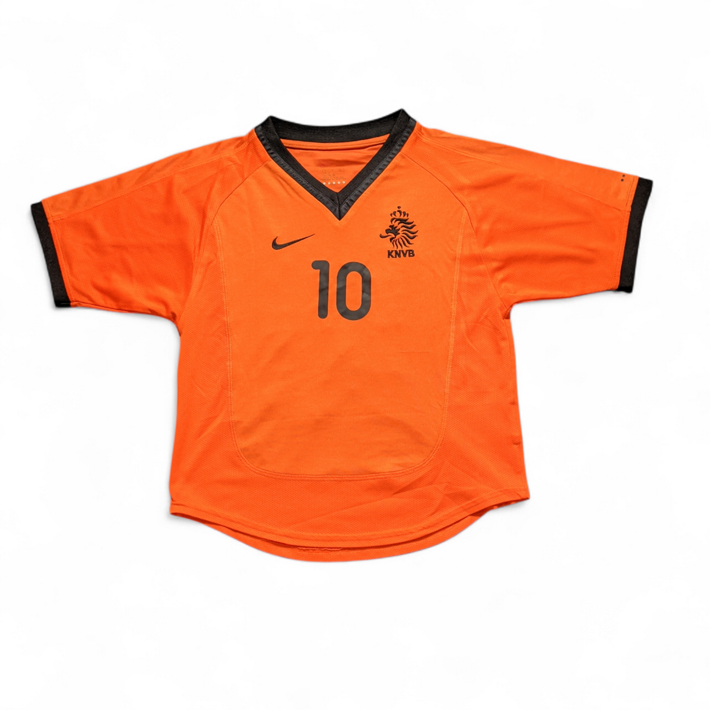Original Netherlands 2000/02 Home - Bergkamp #10 Size S Boys (6-8 Years)