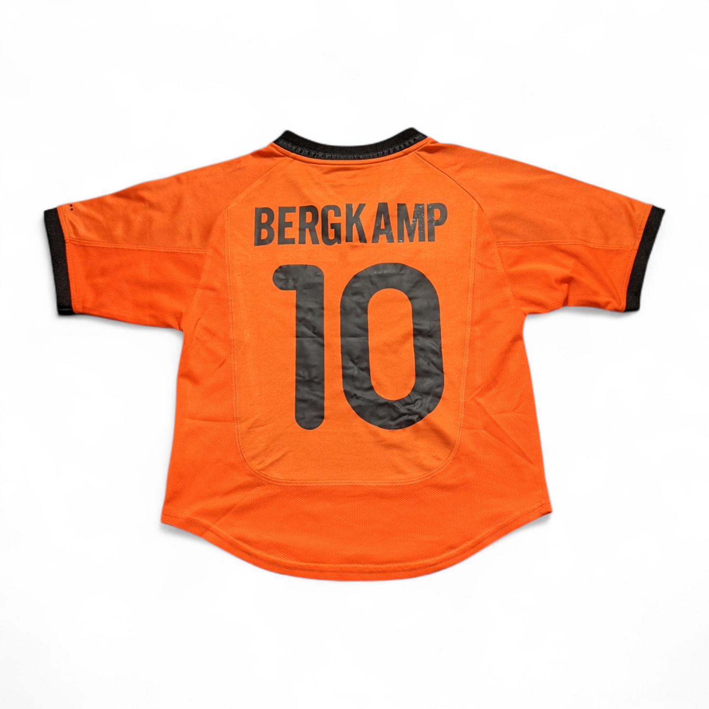 Original Netherlands 2000/02 Home - Bergkamp #10 Size S Boys (6-8 Years)