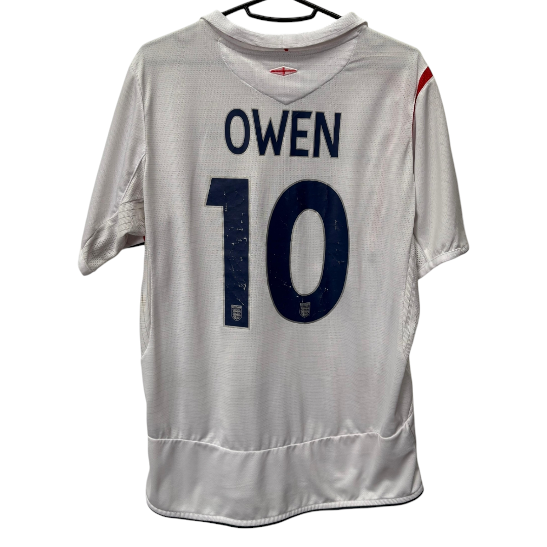 Original England 2006 Home - Owen #10 Size M