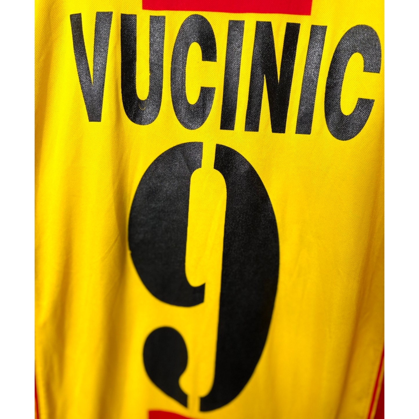 Original Lecce 2002/03 Home - Vucinic #9 Size XL (Long Sleeve)