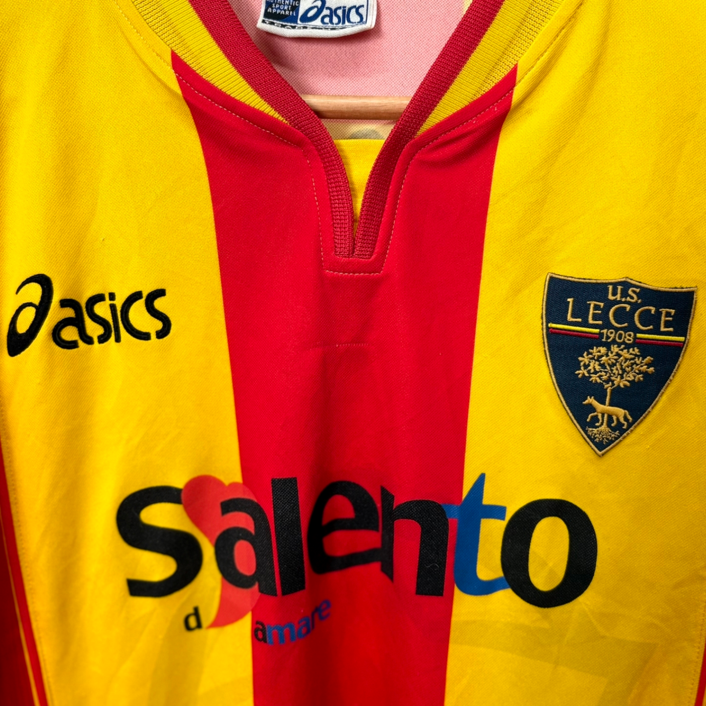 Original Lecce 2002/03 Home - Vucinic #9 Size XL (Long Sleeve)