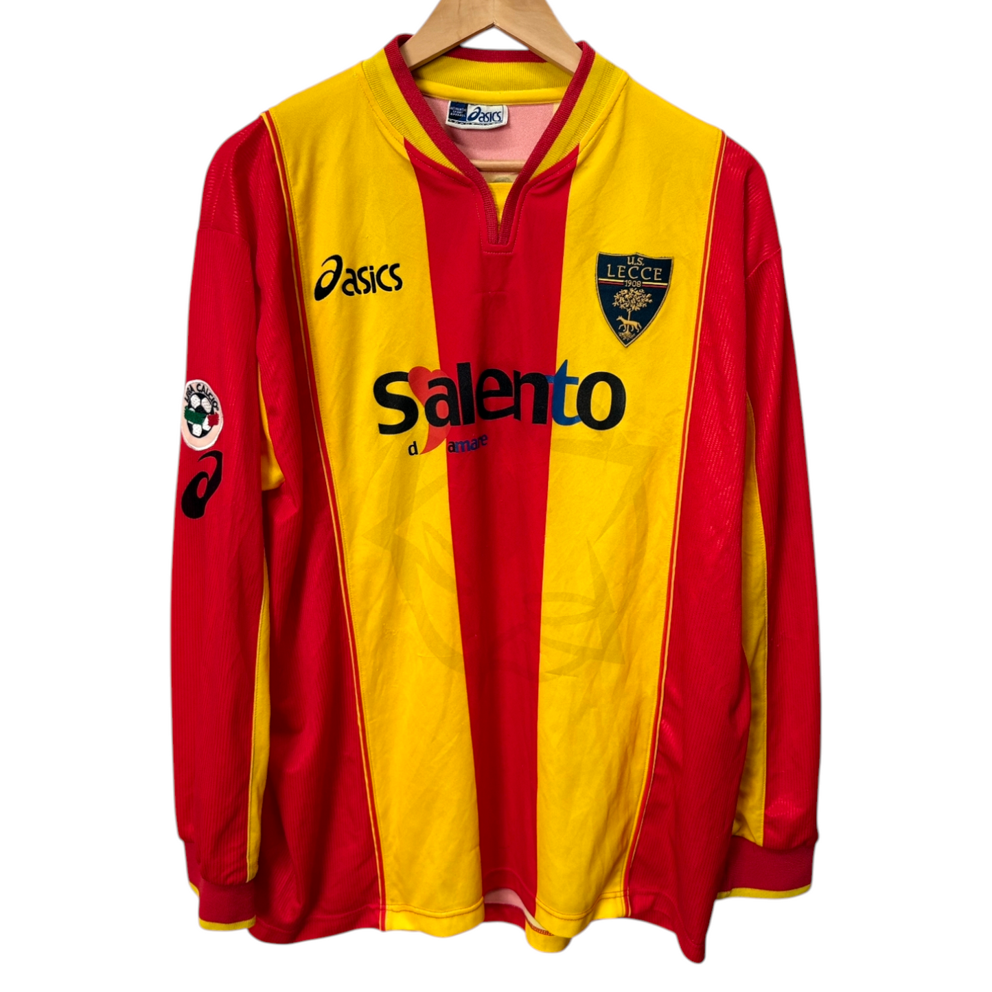 Original Lecce 2002/03 Home - Vucinic #9 Size XL (Long Sleeve)