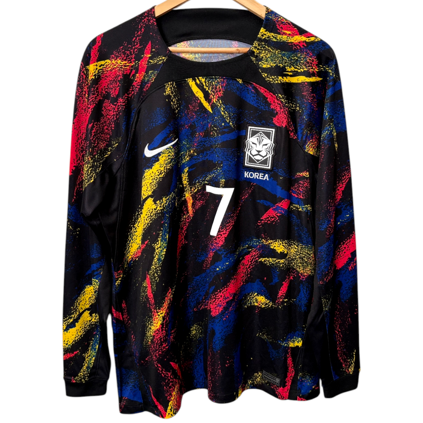 Original Korea 2022/23 Away - Son #7 Size XXL (Long Sleeve)