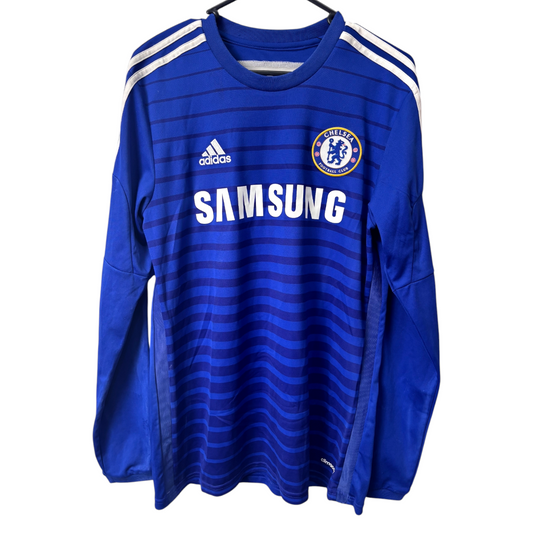 Original Chelsea 2014/15 Home - Hazard #10 Size M (Long Sleeve)