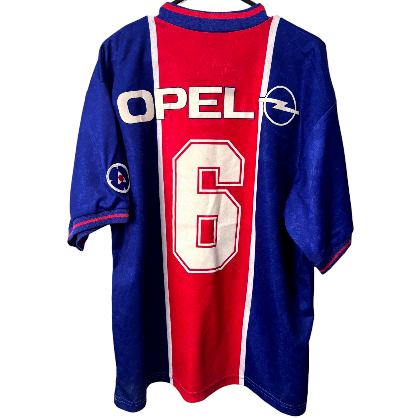 Original Paris Saint-Germain 1995/96 Home - Paul Le Guen #6 Size M