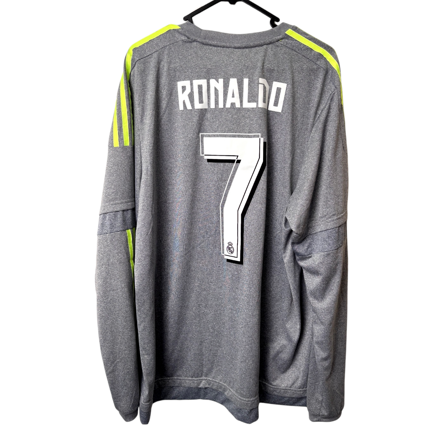 Original Real Madrid 2015/16 Away - Ronaldo #7 Size XL (Long Sleeve)
