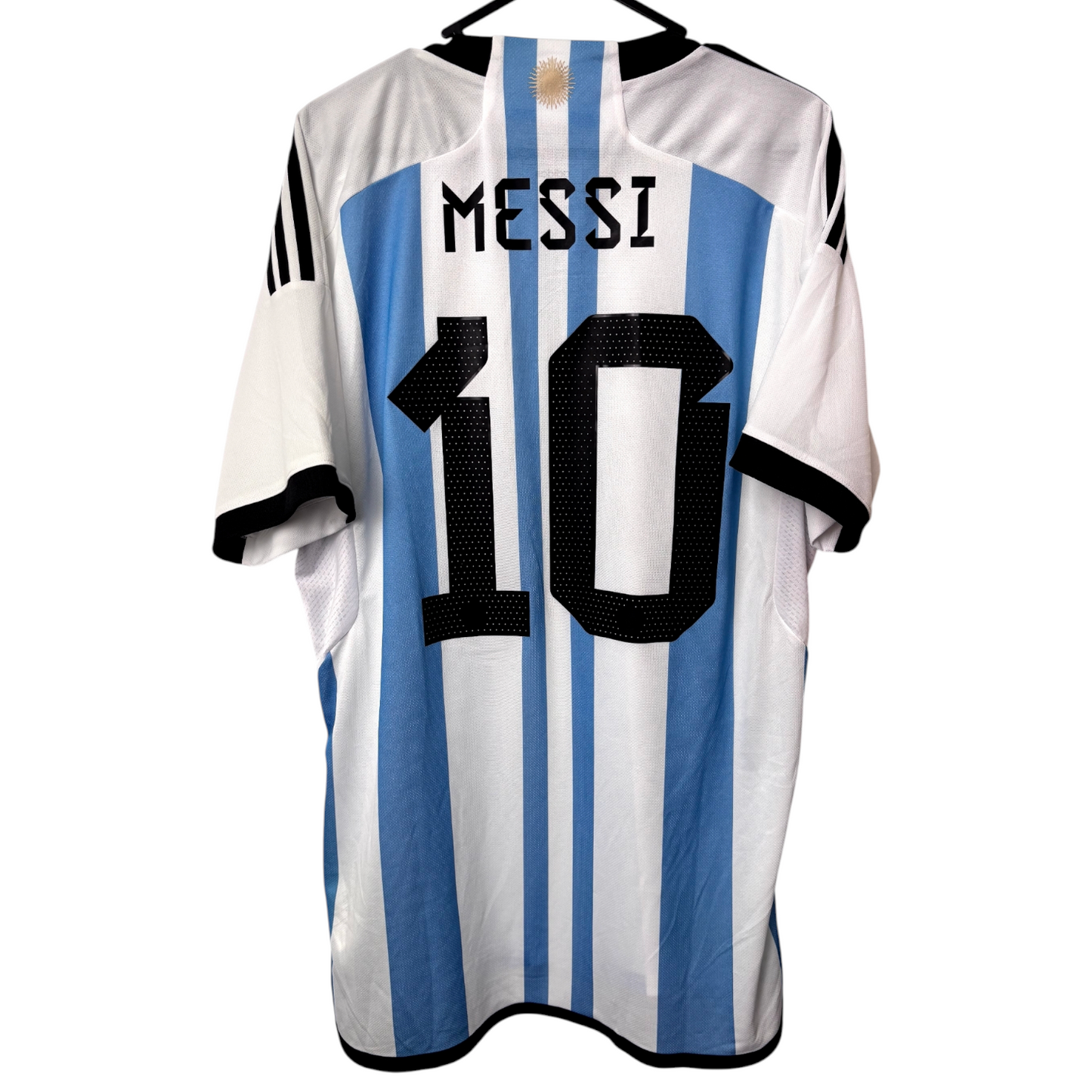 Original Argentina 2022/23 Home - Messi #10 Size L (Bnwt)