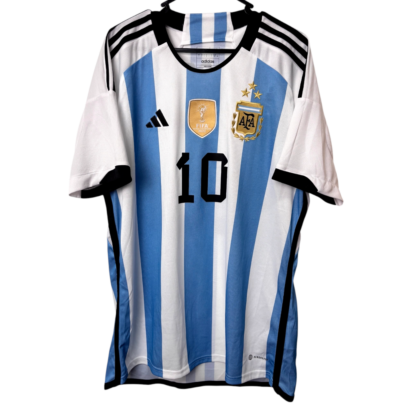 Original Argentina 2022/23 Home - Messi #10 Size L (Bnwt)