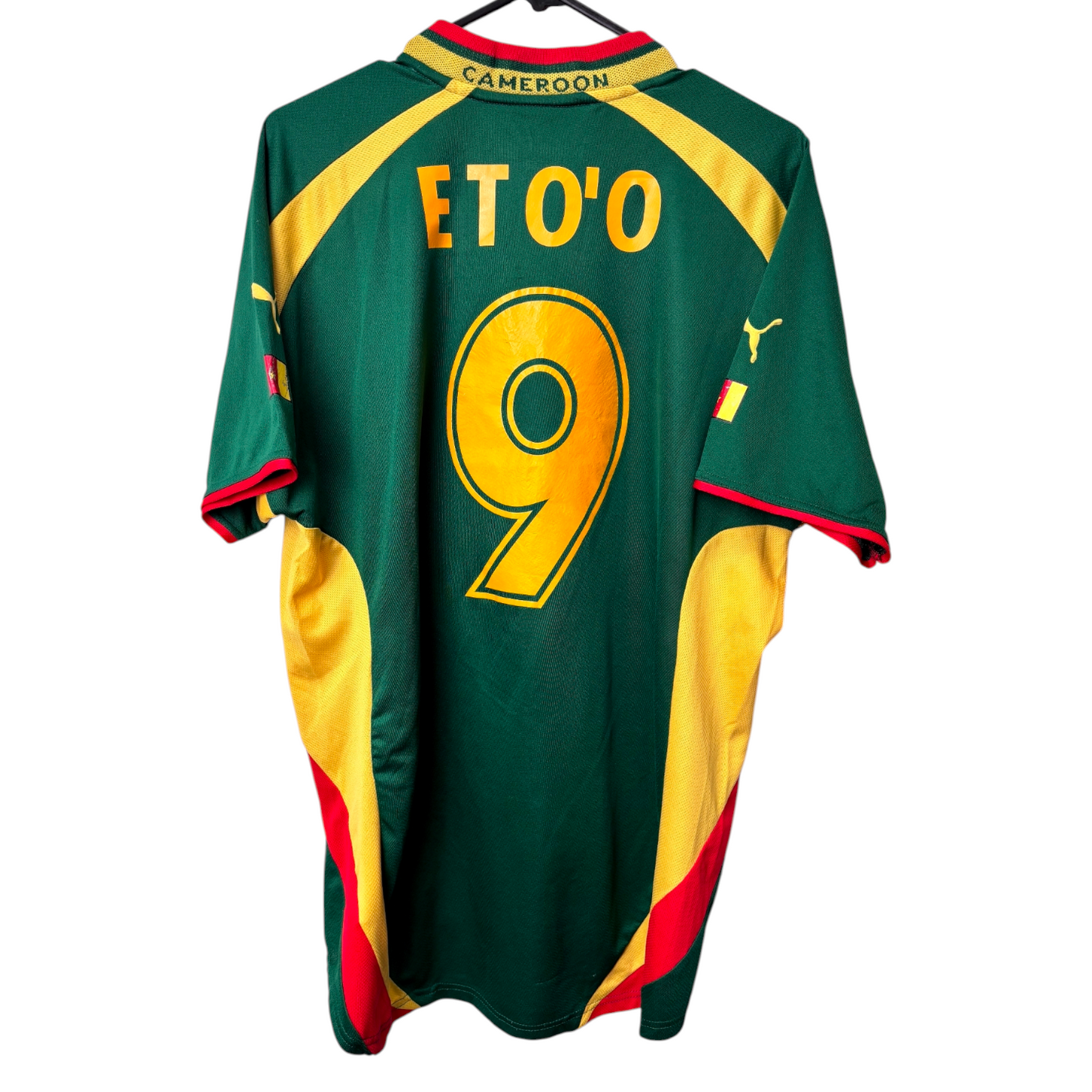 Original Cameroon 2000/02 Home - Eto'o #9 Size L