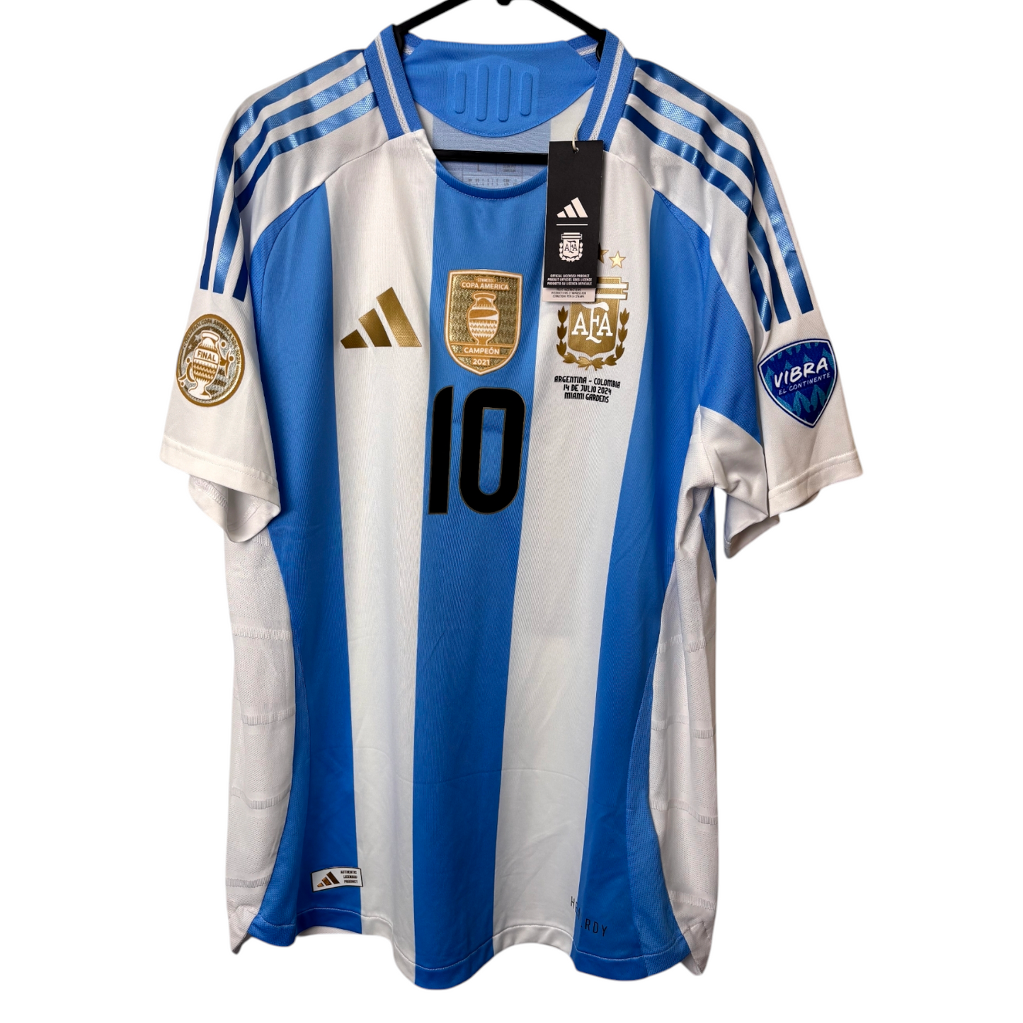 Original Argentina 2024 Home - Messi #10 Size L (Bnwt) (Player Issue)