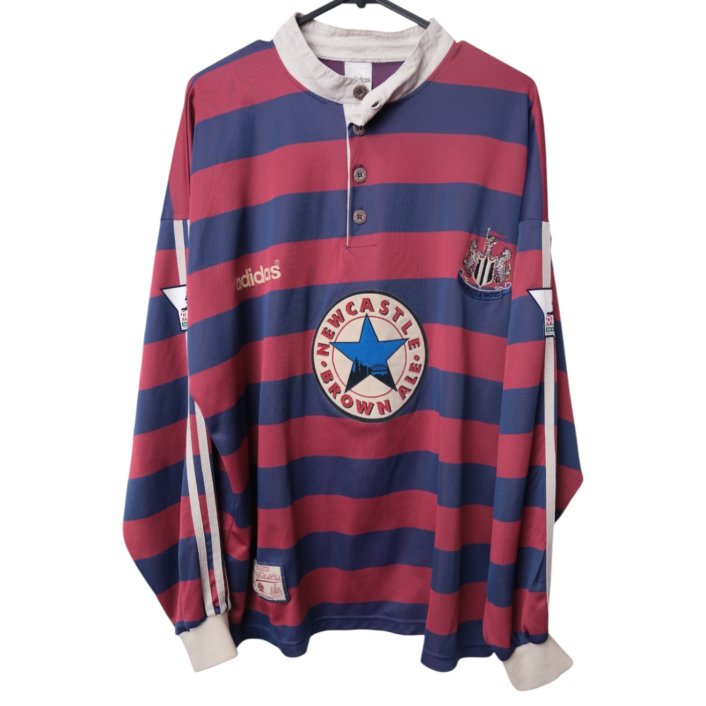 Original Newcastle 1995/96 Away - Asprilla #11 Size XL (Long Sleeve)