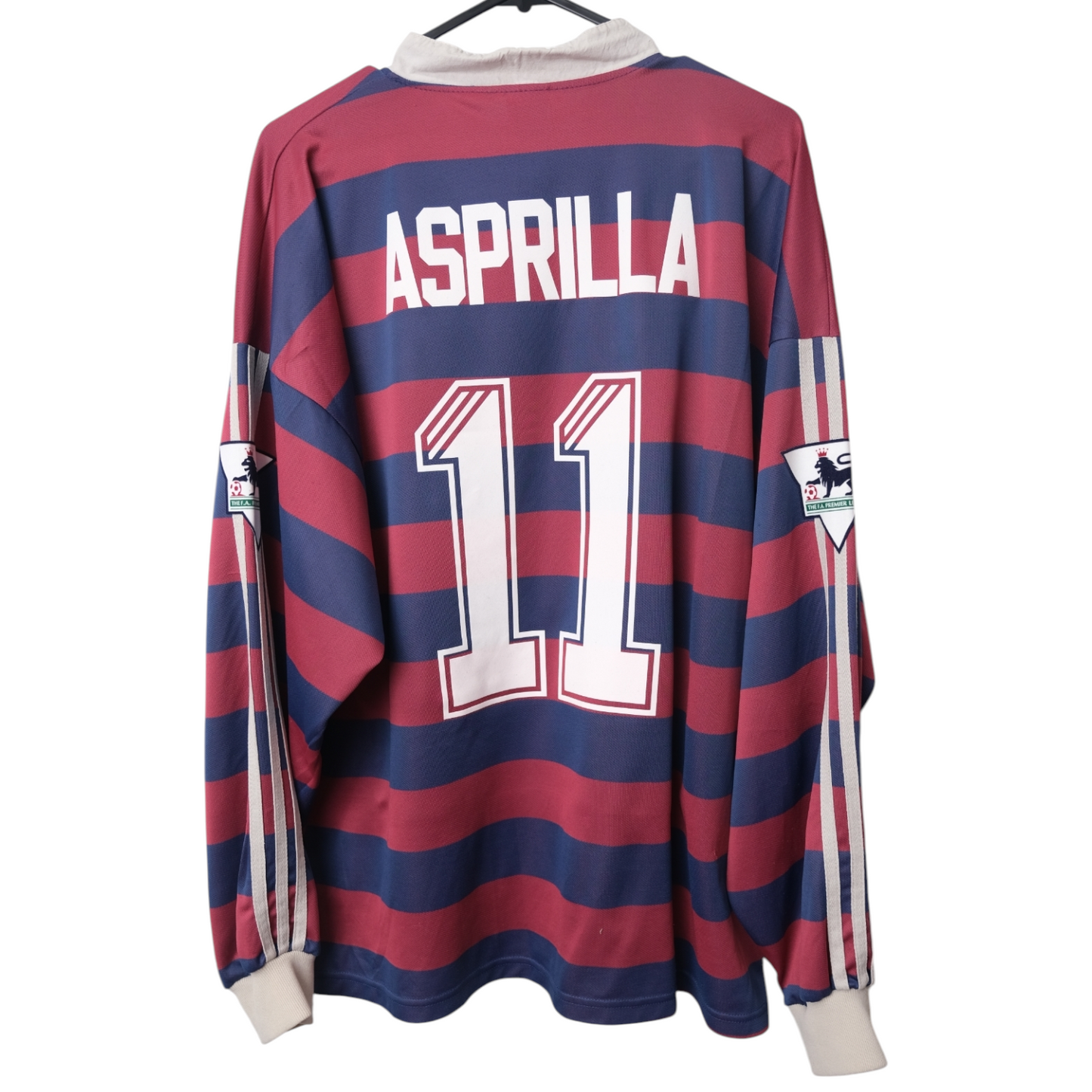 Original Newcastle 1995/96 Away - Asprilla #11 Size XL (Long Sleeve)