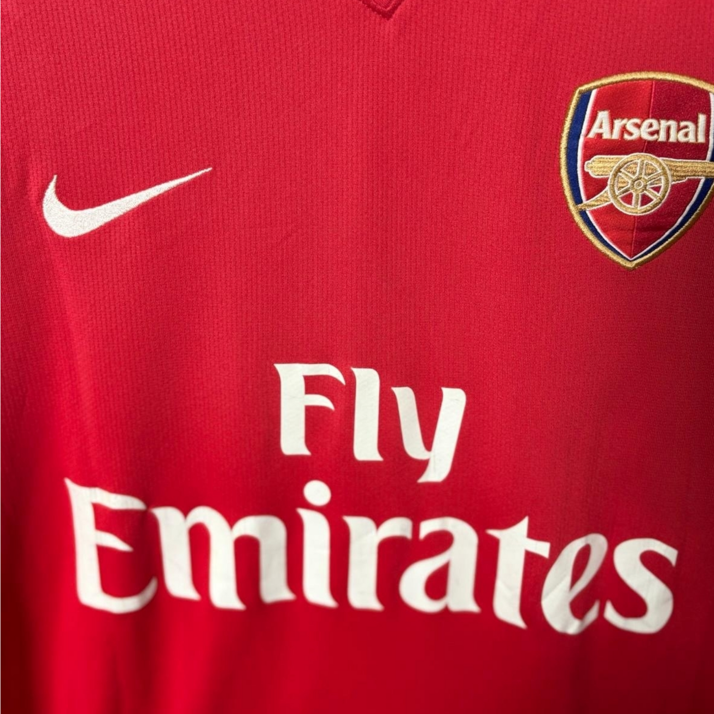 Original Arsenal 2008/10 Home - Nasri #8 Size L (Long Sleeve)