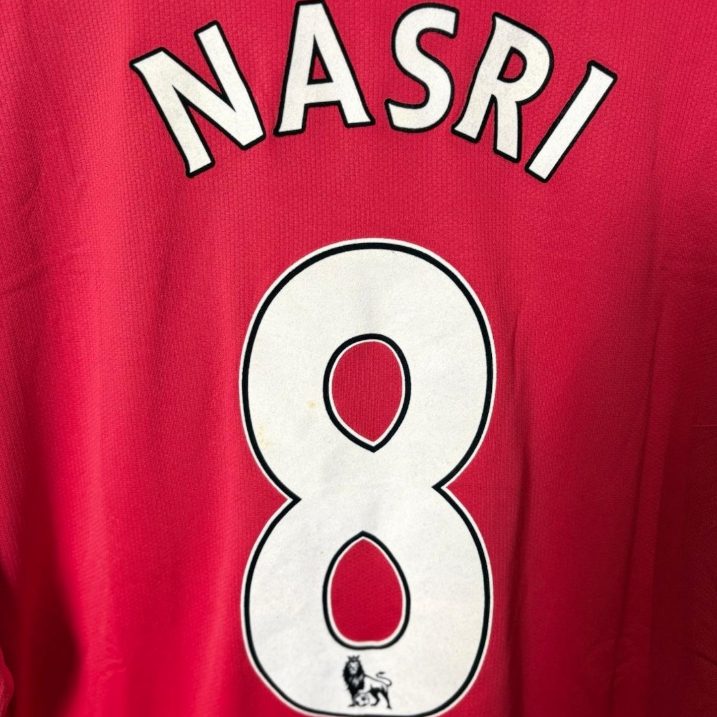Original Arsenal 2008/10 Home - Nasri #8 Size L (Long Sleeve)
