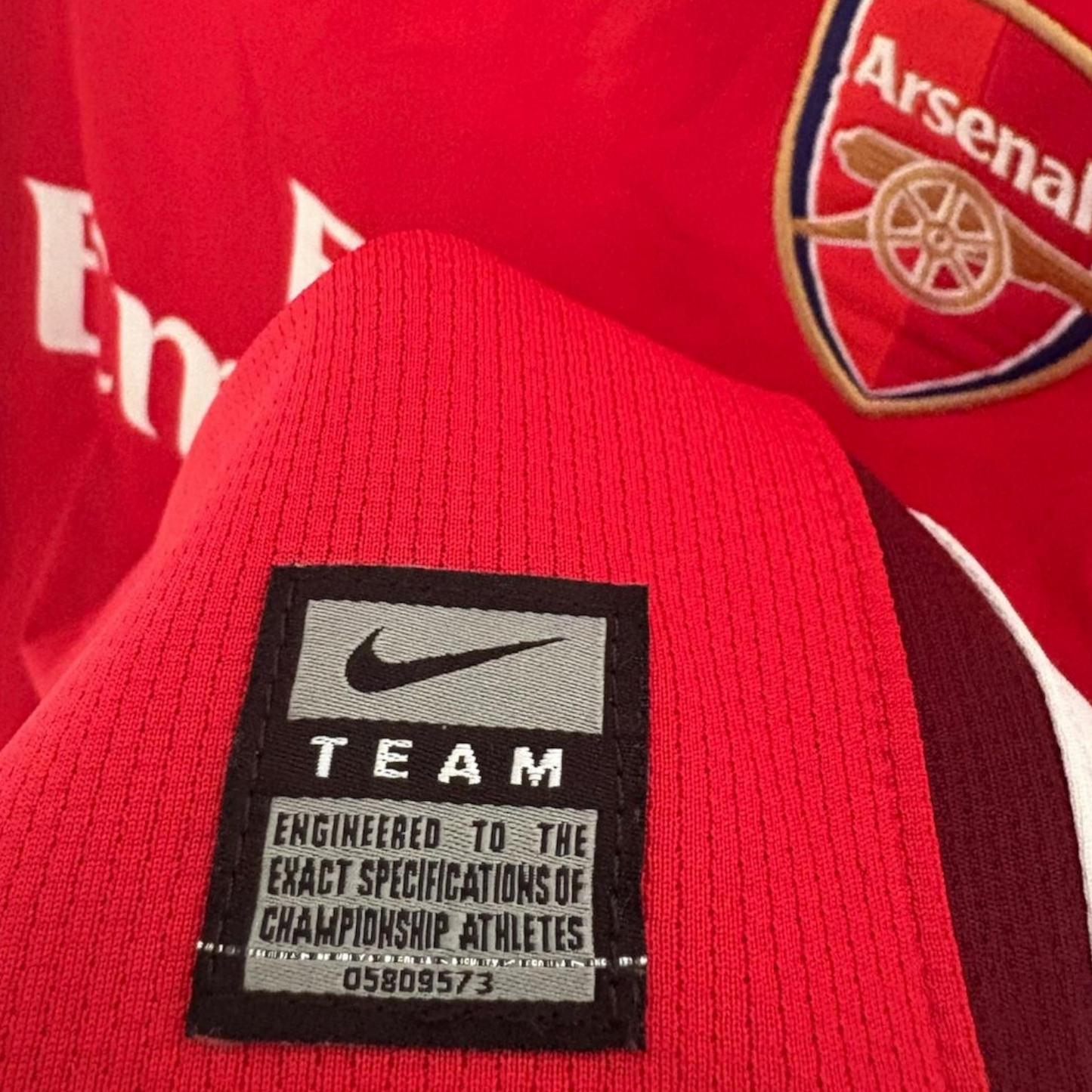 Original Arsenal 2008/10 Home - Nasri #8 Size L (Long Sleeve)