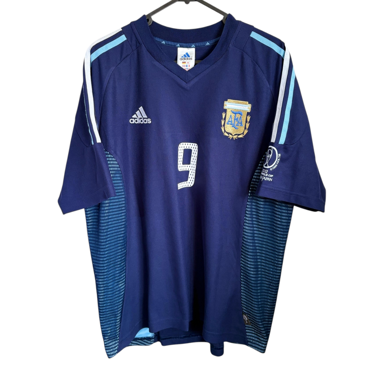 Original Argentina 2002 Away - Batistuta #9 Size M/L